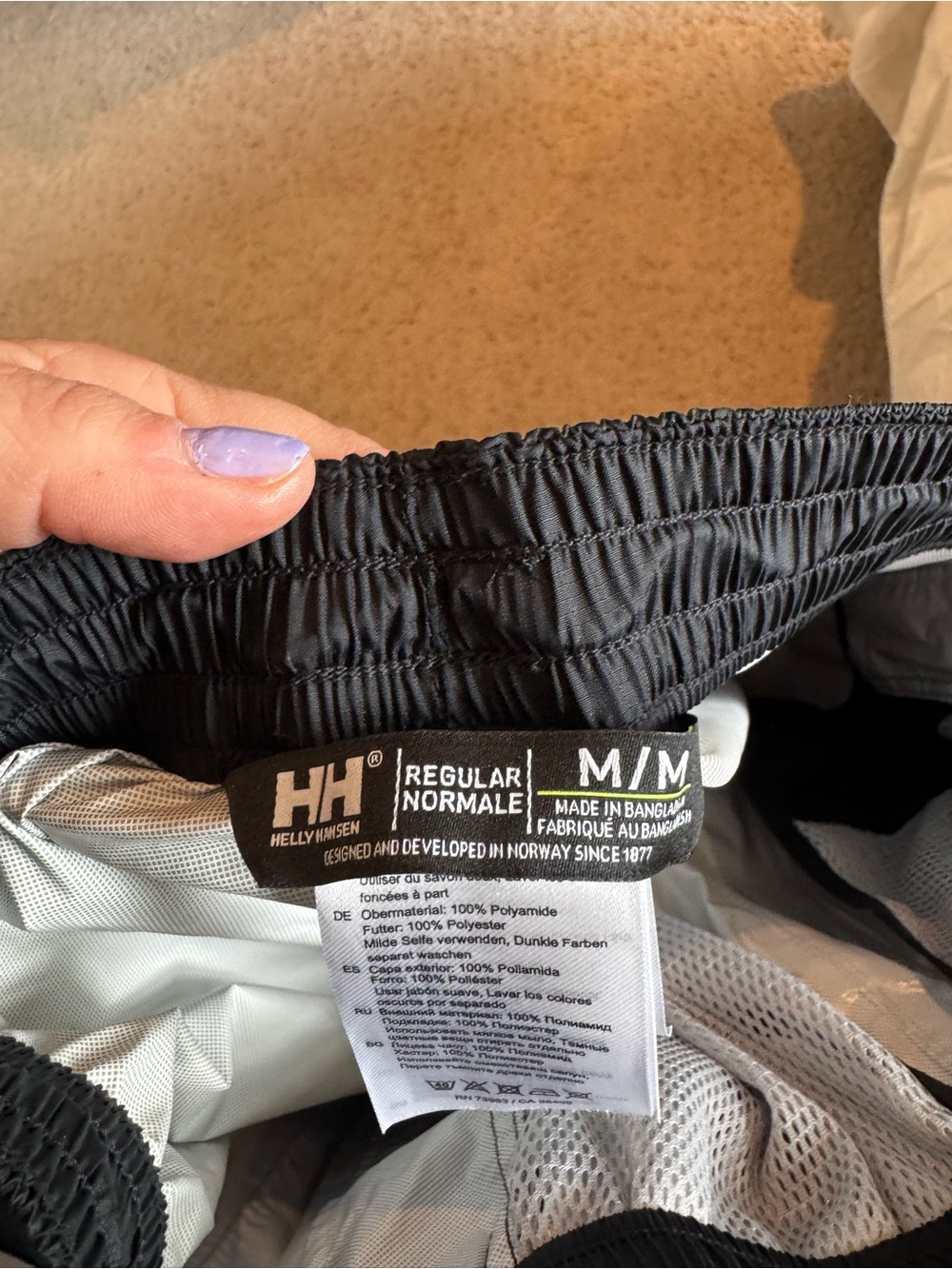Helly Hansen Black Women's Rain Pants - Picture 2 of 4